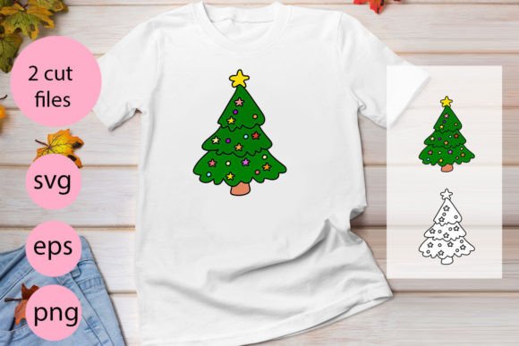 Christmas Tree Svg,eps,png,clipart Illustrations