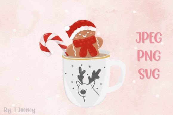 Christmas White Mug: Fresh Illustrations for Sellers