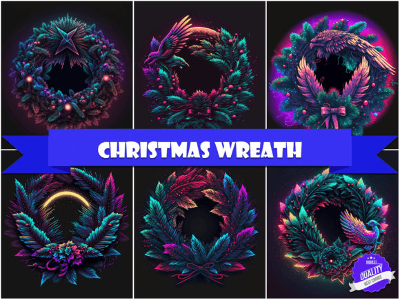 Christmas Wreath Dark Background: A Designer's Review