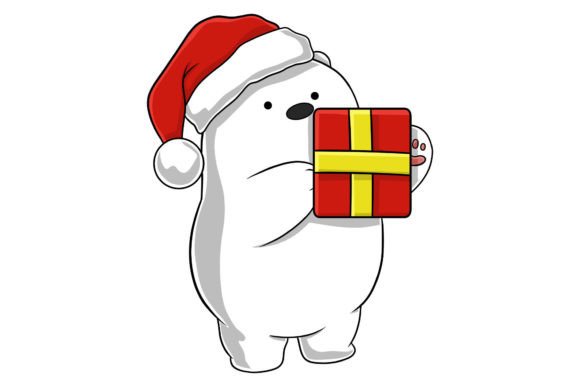 Cute Christmas Bear: Festive Illustrations