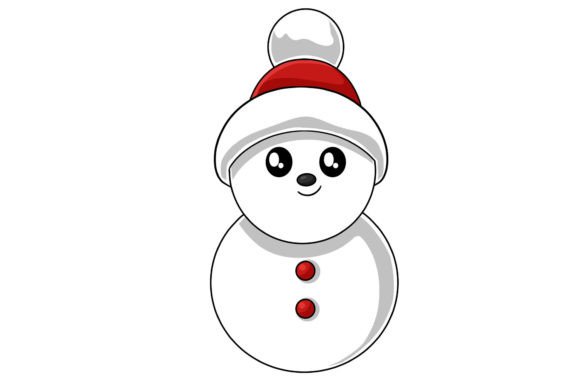 Cute Christmas Character Snowman: Top Illustrations for Sellers