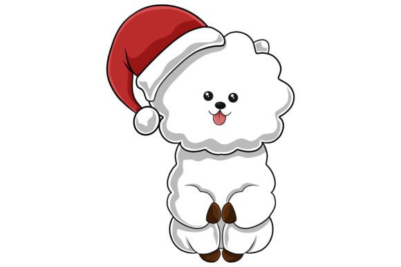 Cute Christmas Sheep Character: Festive Illustrations