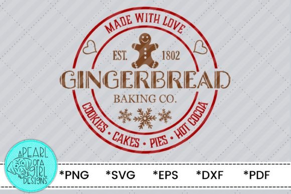 Gingerbread Baking Co. Christmas SVG: Festive Illustrations