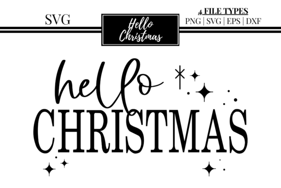 Hello Christmas SVG: Festive Illustrations for Brands