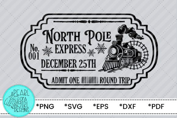 North Pole Express SVG: Festive Illustrations for Brands